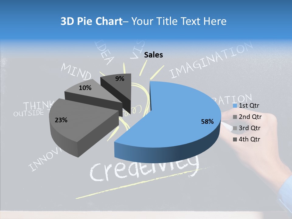 Man Achieve Experience PowerPoint Template
