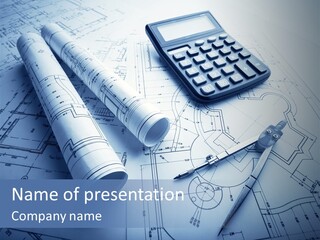 Rolls Auto Drafting PowerPoint Template