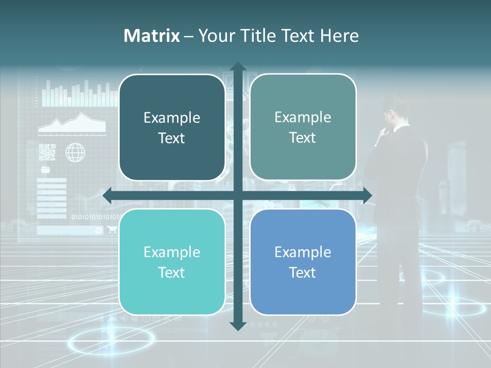 Contact Button Press PowerPoint Template