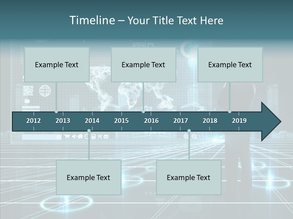Contact Button Press PowerPoint Template