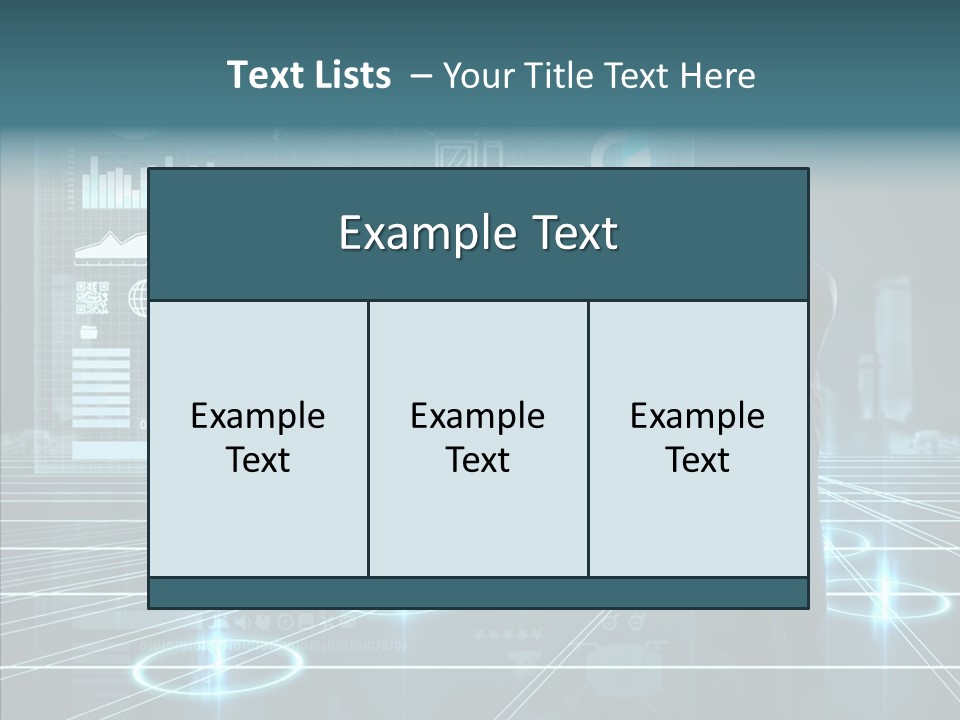 Contact Button Press PowerPoint Template
