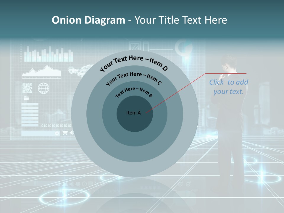 Contact Button Press PowerPoint Template