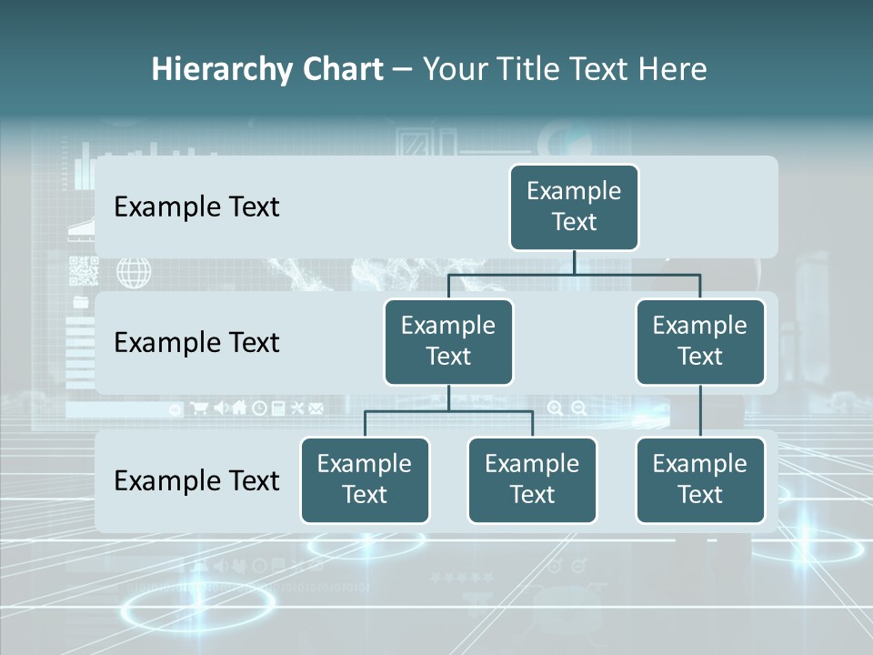 Contact Button Press PowerPoint Template
