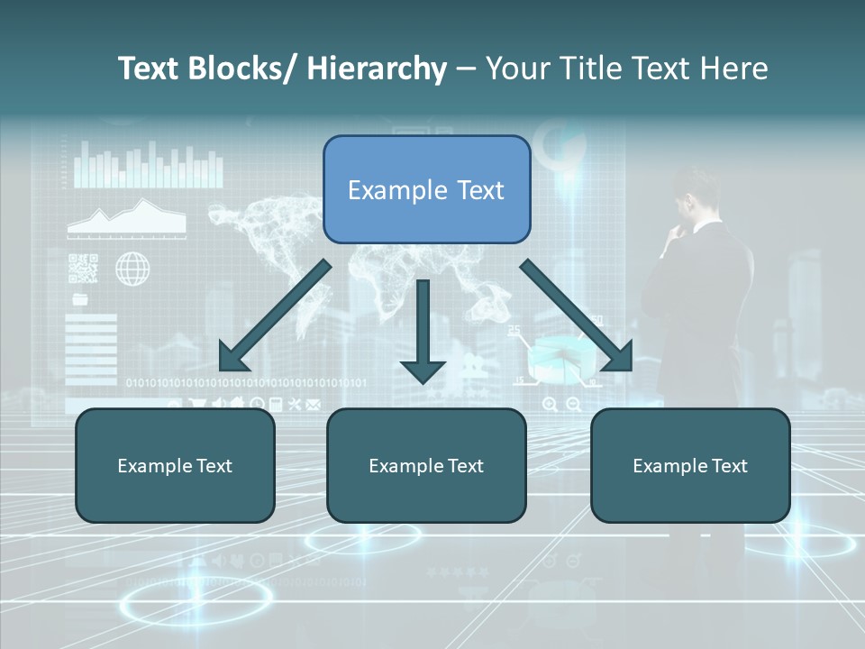Contact Button Press PowerPoint Template