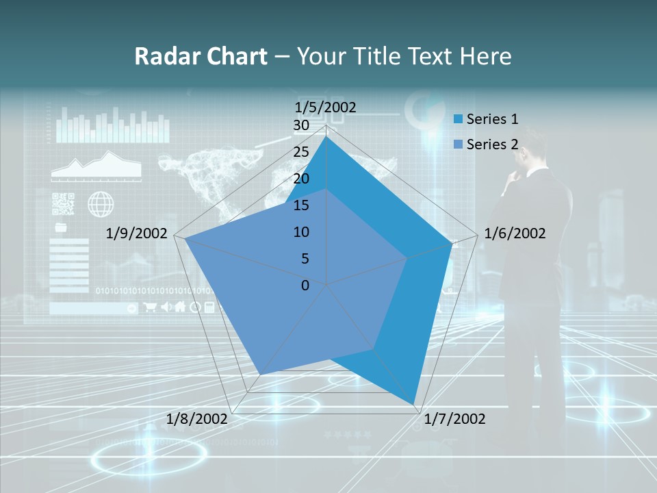Contact Button Press PowerPoint Template