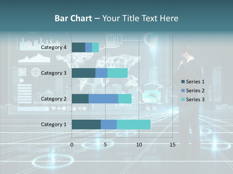 Contact Button Press PowerPoint Template