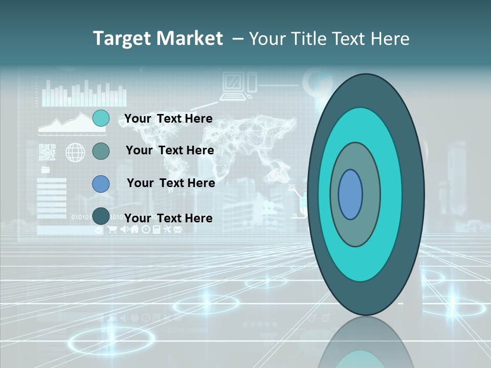Contact Button Press PowerPoint Template