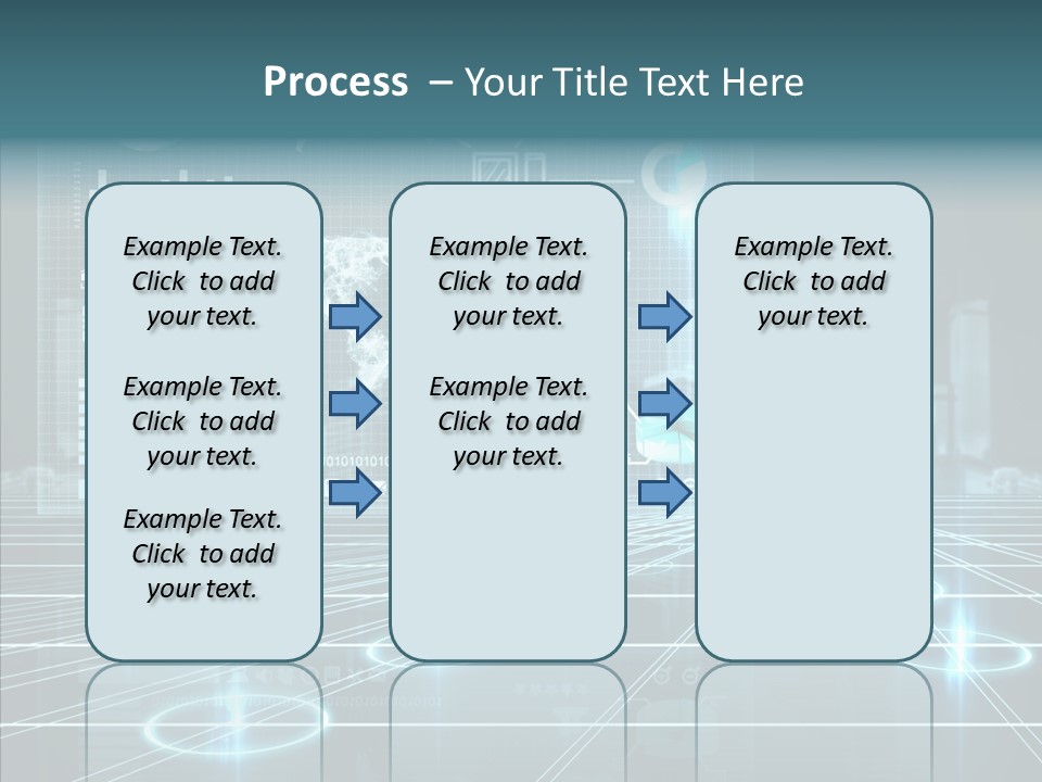Contact Button Press PowerPoint Template