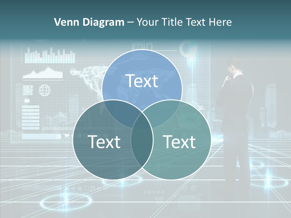 Contact Button Press PowerPoint Template