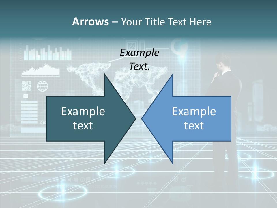 Contact Button Press PowerPoint Template