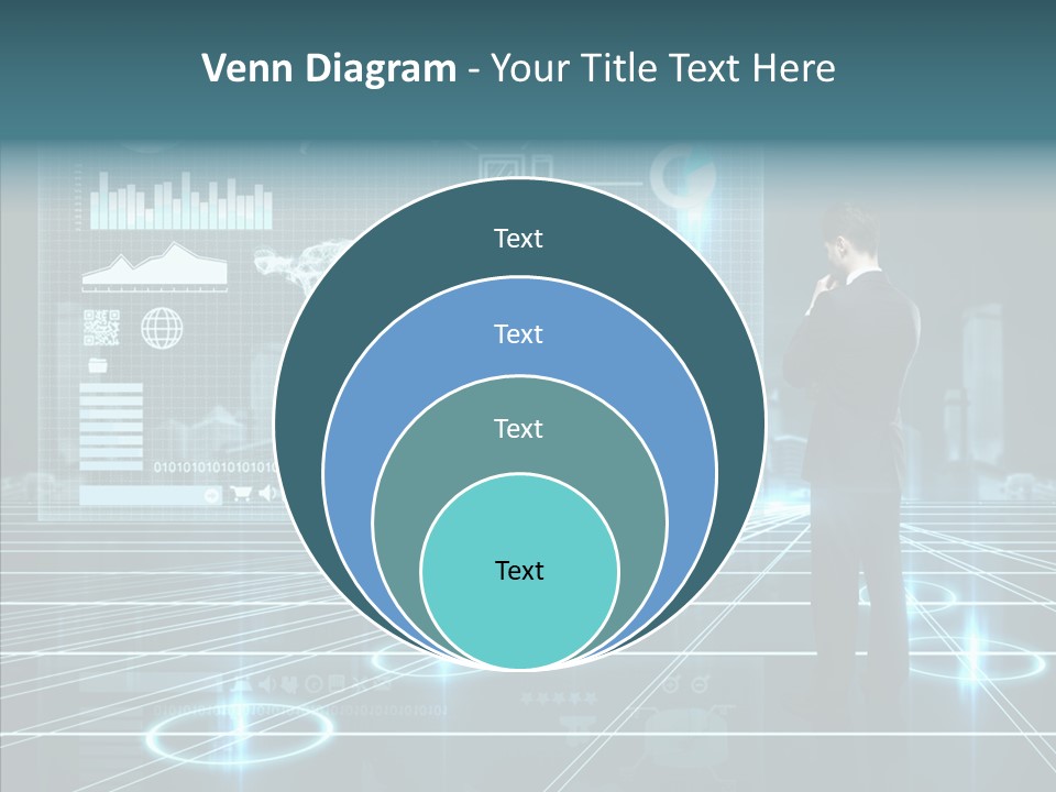 Contact Button Press PowerPoint Template