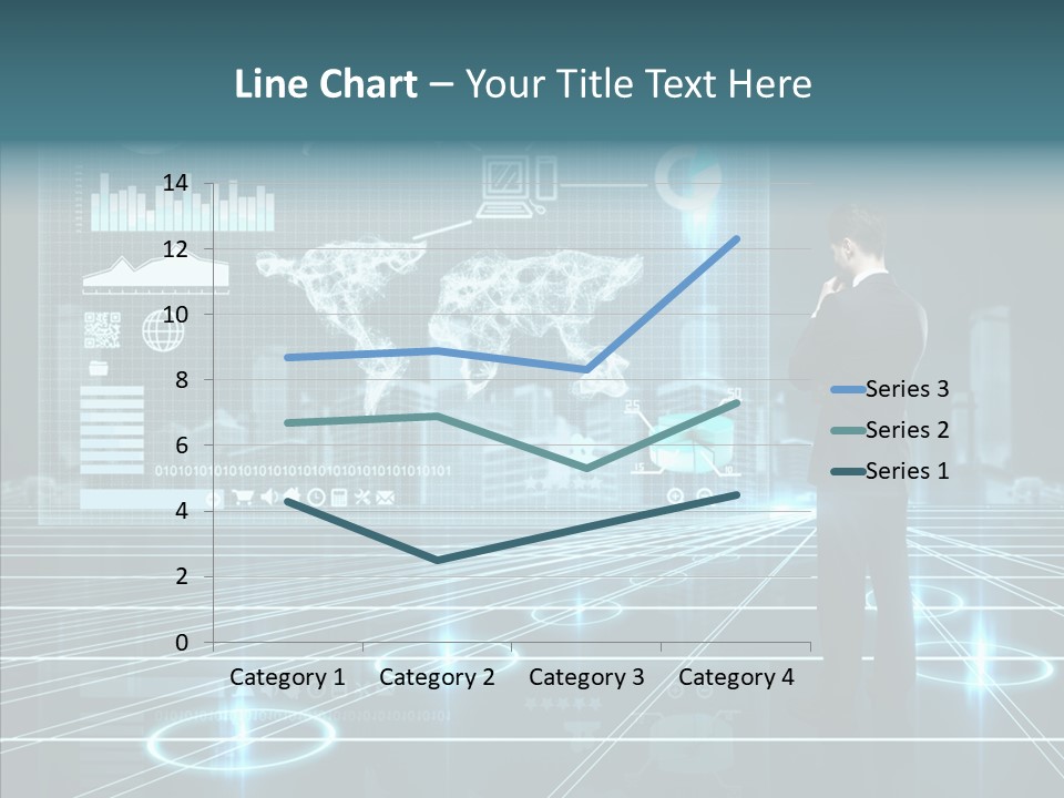 Contact Button Press PowerPoint Template