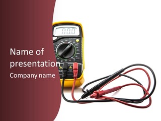 Voltage Range Ohm PowerPoint Template