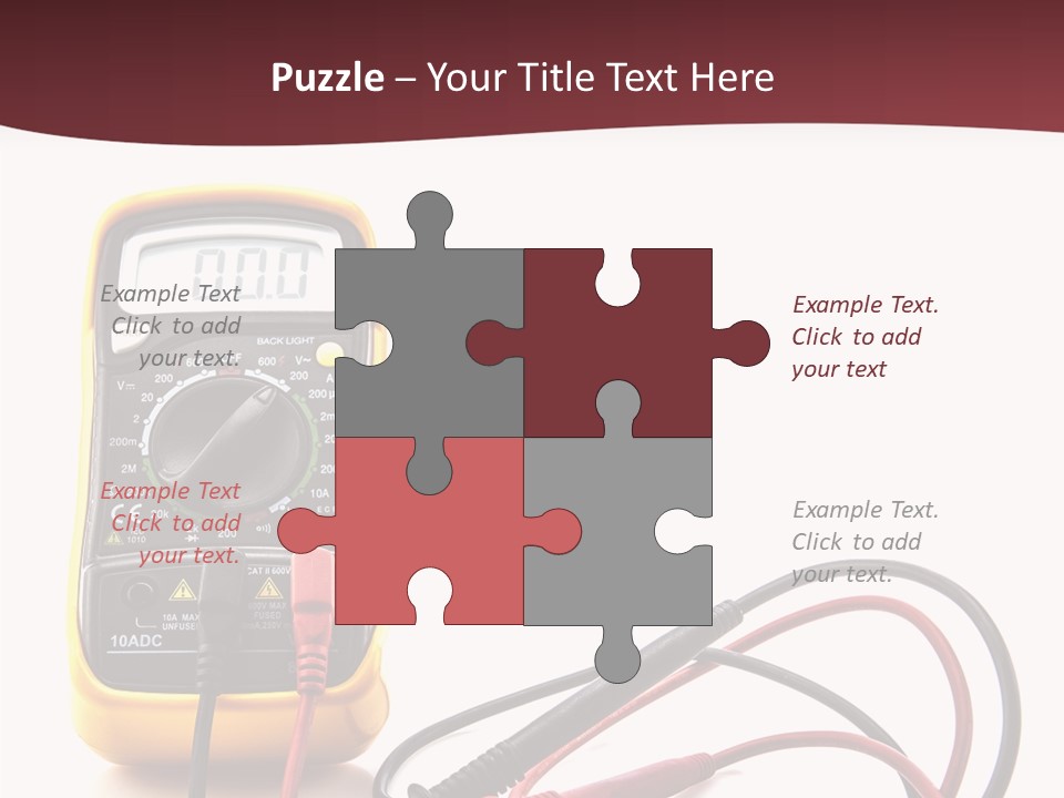 Voltage Range Ohm PowerPoint Template
