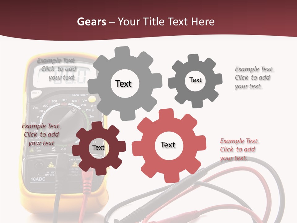 Voltage Range Ohm PowerPoint Template
