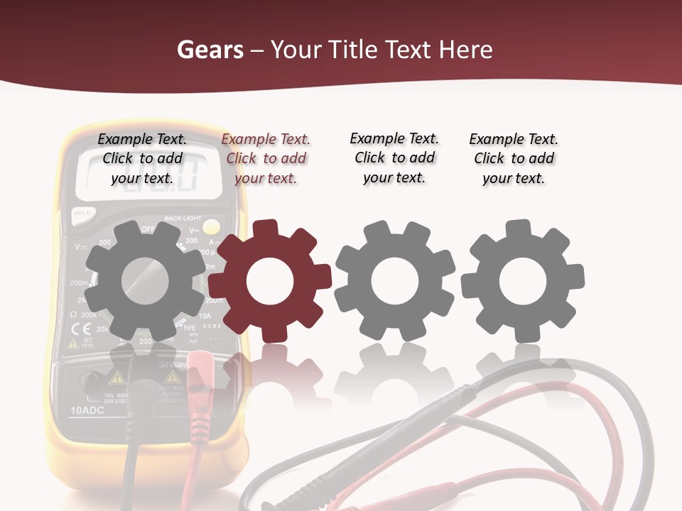 Voltage Range Ohm PowerPoint Template
