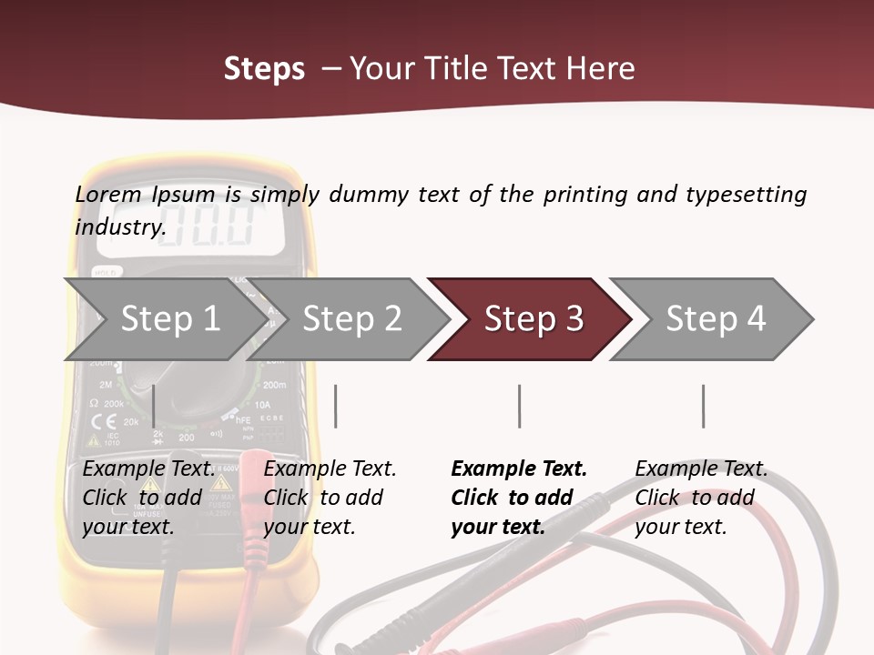 Voltage Range Ohm PowerPoint Template