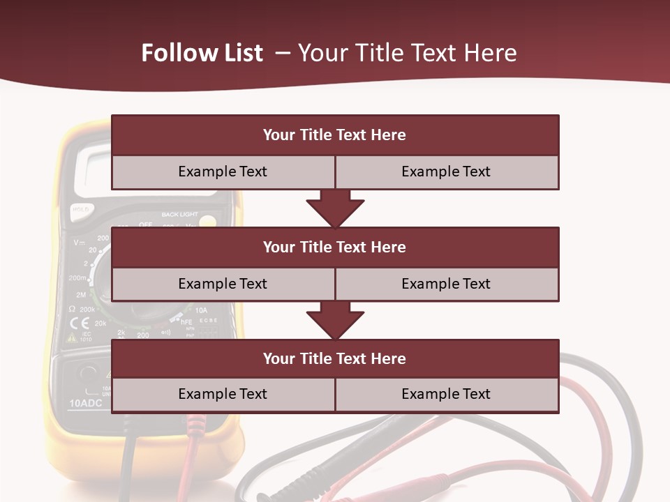 Voltage Range Ohm PowerPoint Template