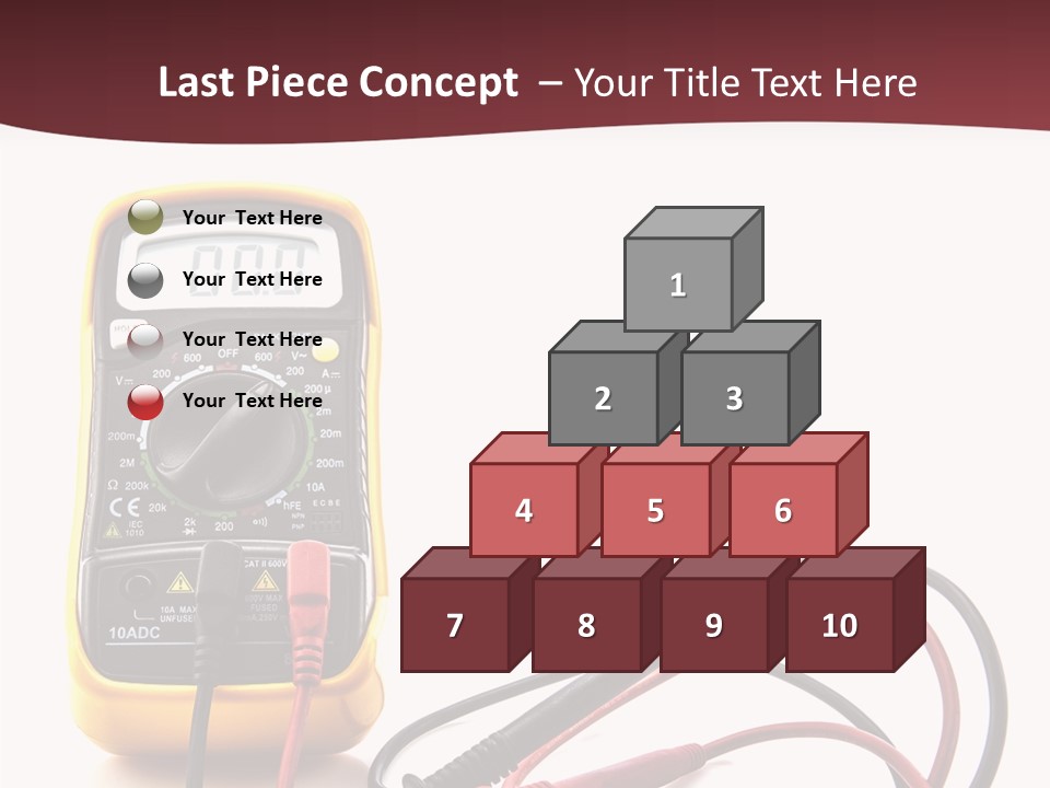 Voltage Range Ohm PowerPoint Template