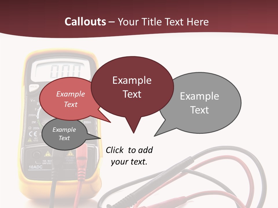 Voltage Range Ohm PowerPoint Template