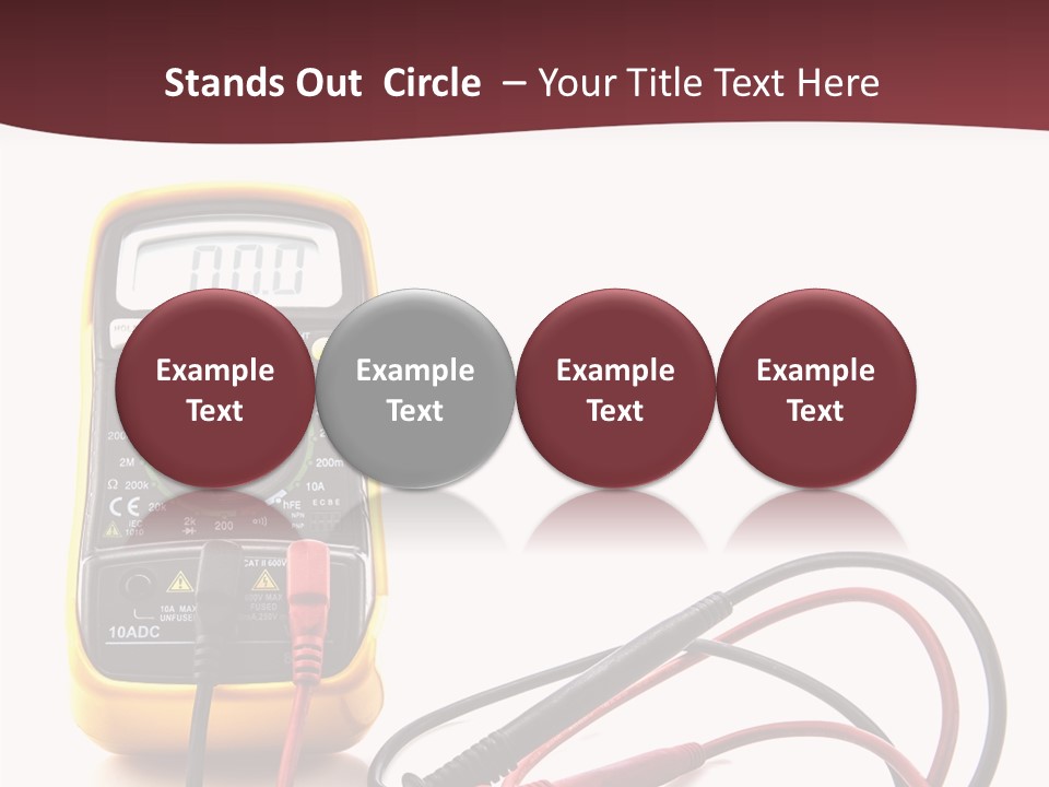 Voltage Range Ohm PowerPoint Template