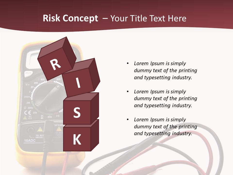 Voltage Range Ohm PowerPoint Template