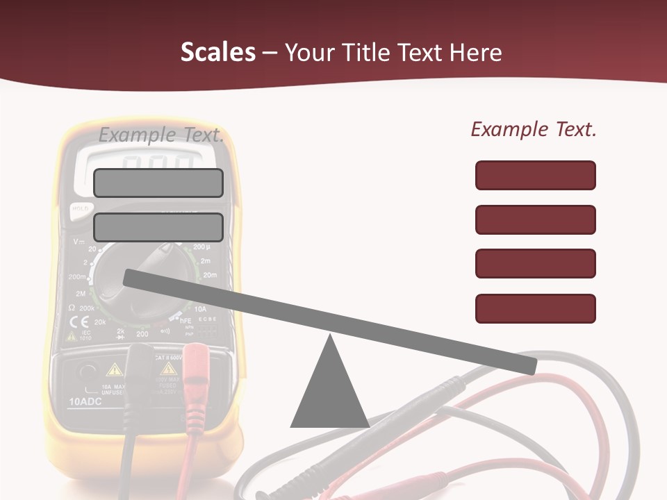 Voltage Range Ohm PowerPoint Template