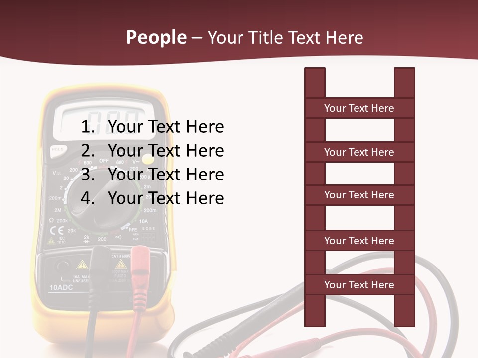 Voltage Range Ohm PowerPoint Template