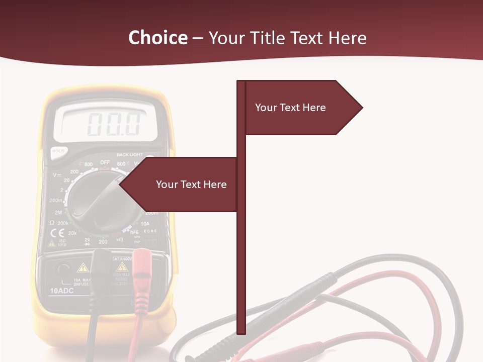 Voltage Range Ohm PowerPoint Template