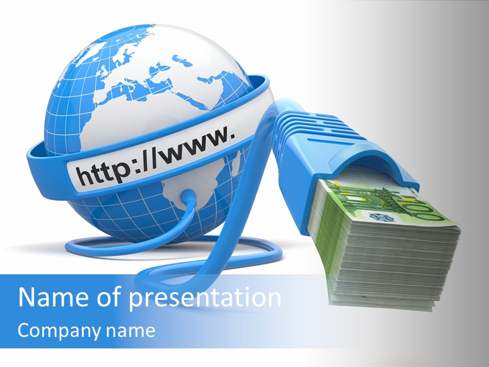 Background Business Network PowerPoint Template