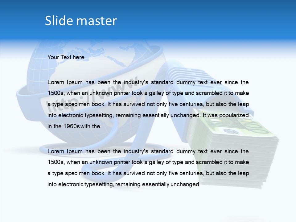 Background Business Network PowerPoint Template