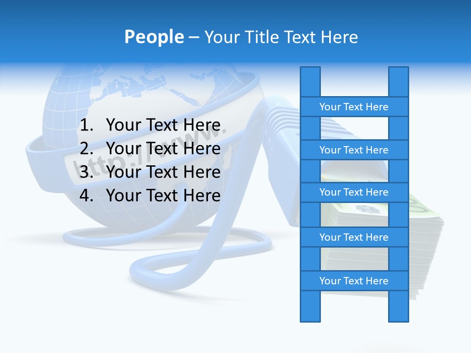 Background Business Network PowerPoint Template