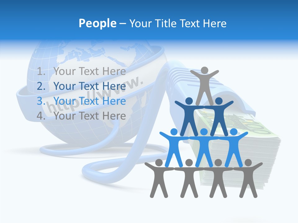 Background Business Network PowerPoint Template