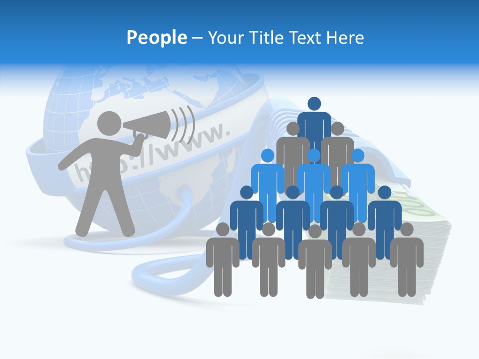 Background Business Network PowerPoint Template