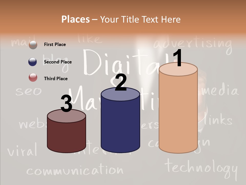 Seo Pen Communicate PowerPoint Template