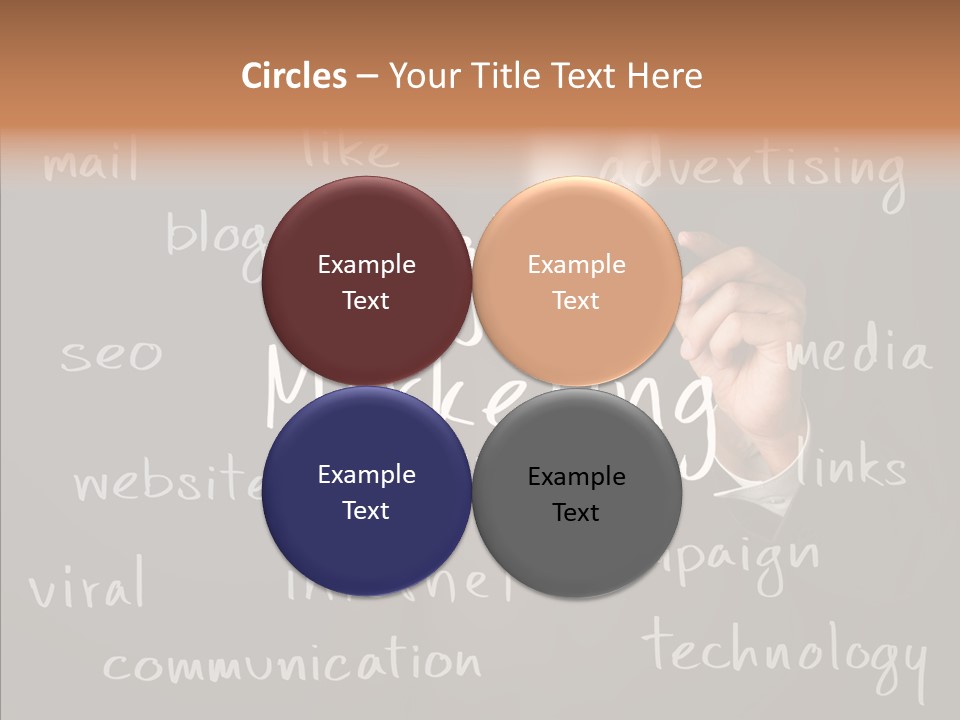 Seo Pen Communicate PowerPoint Template
