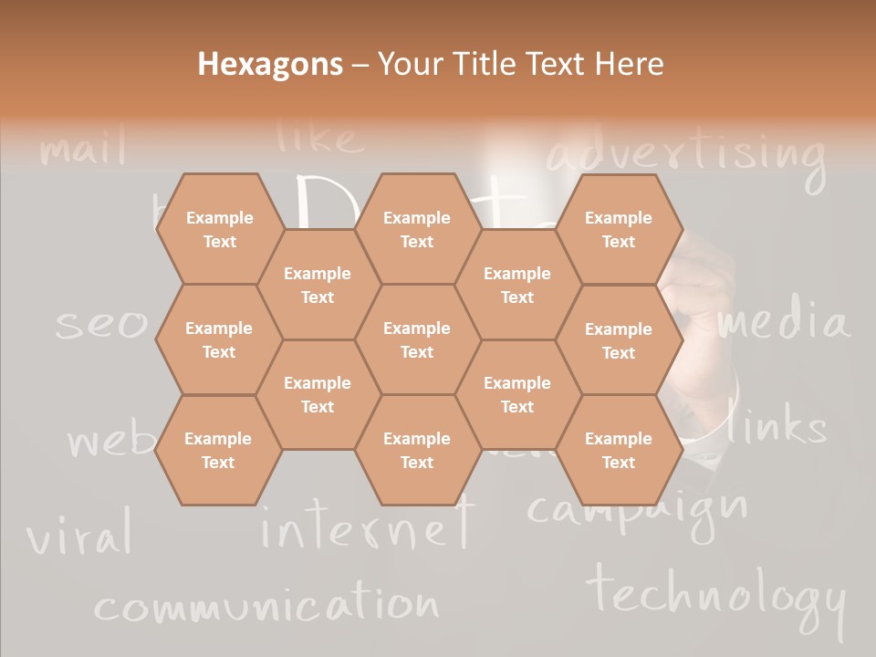 Seo Pen Communicate PowerPoint Template