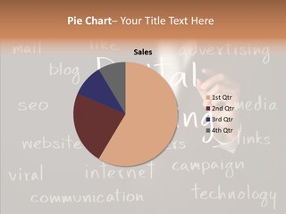 Seo Pen Communicate PowerPoint Template