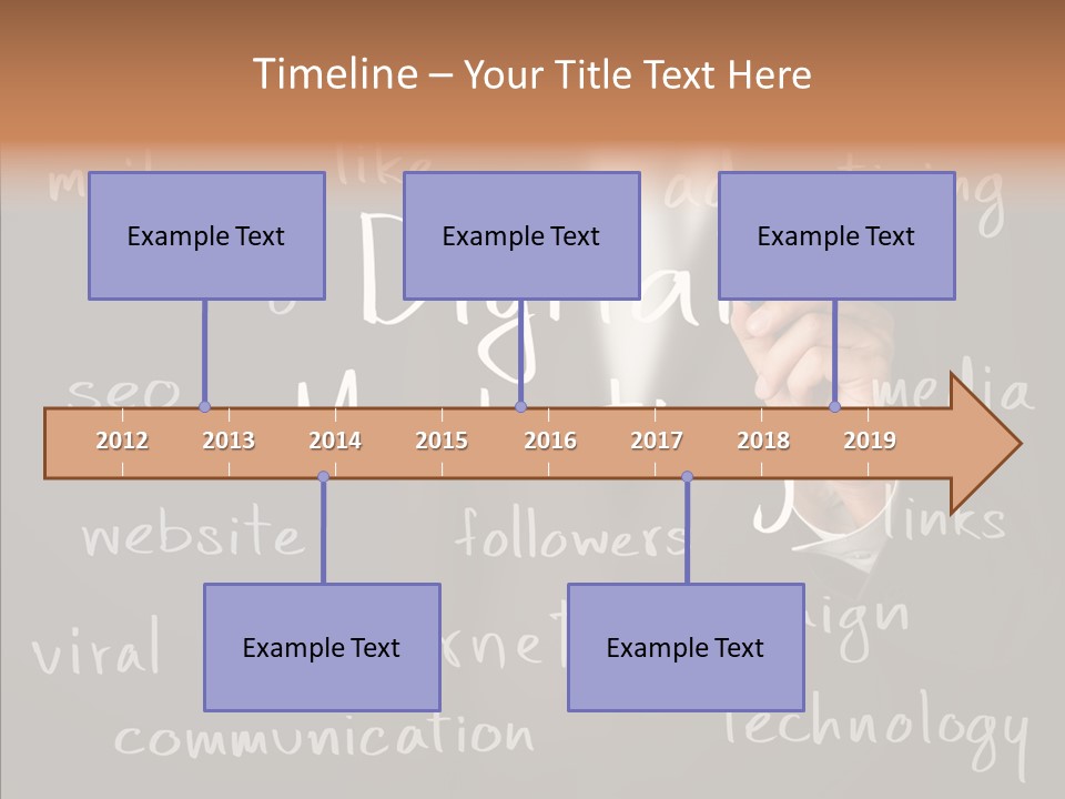 Seo Pen Communicate PowerPoint Template