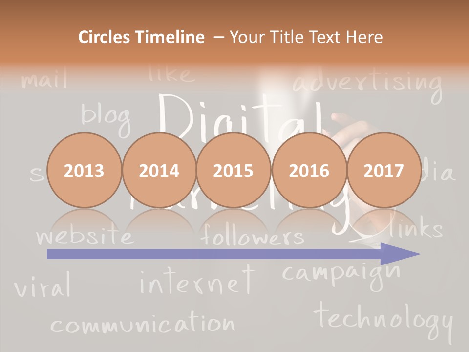 Seo Pen Communicate PowerPoint Template