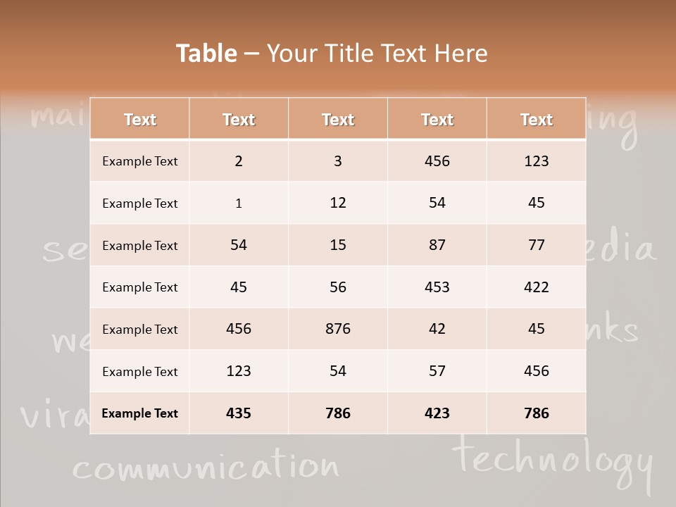 Seo Pen Communicate PowerPoint Template