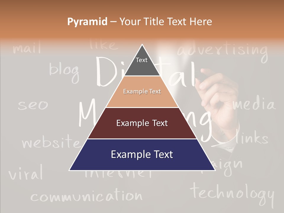 Seo Pen Communicate PowerPoint Template