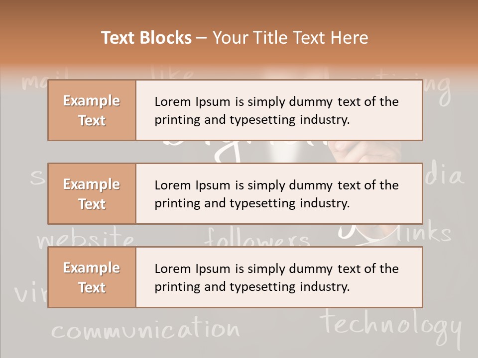 Seo Pen Communicate PowerPoint Template