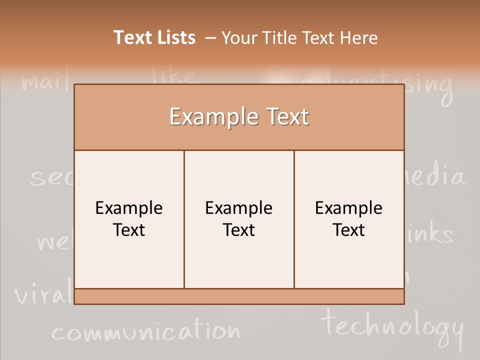Seo Pen Communicate PowerPoint Template