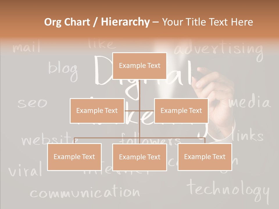Seo Pen Communicate PowerPoint Template
