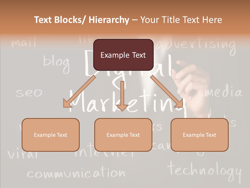 Seo Pen Communicate PowerPoint Template