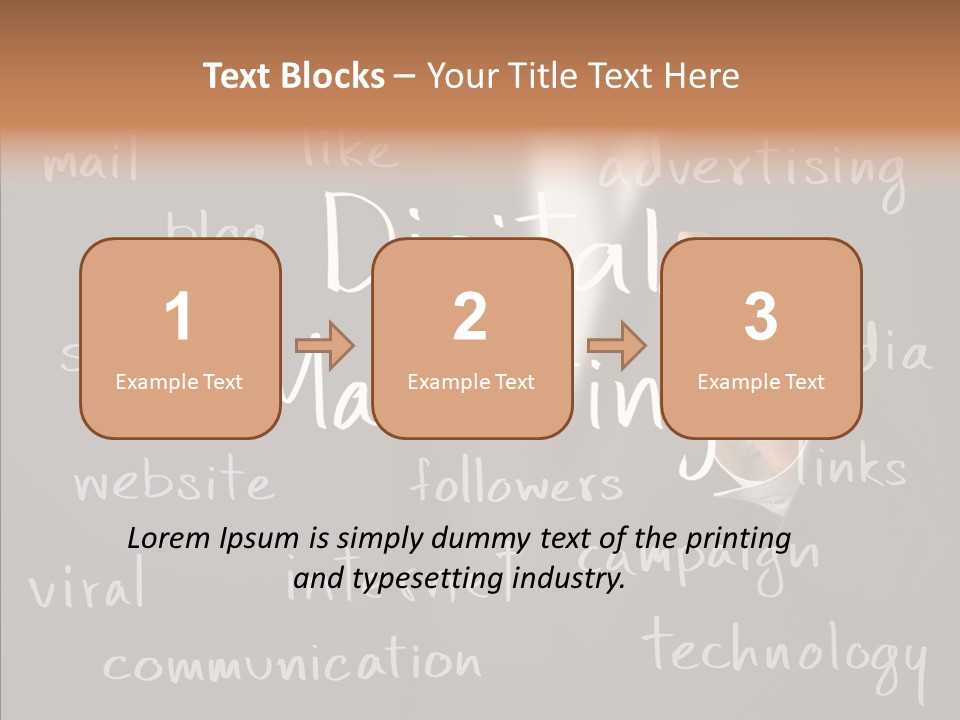 Seo Pen Communicate PowerPoint Template