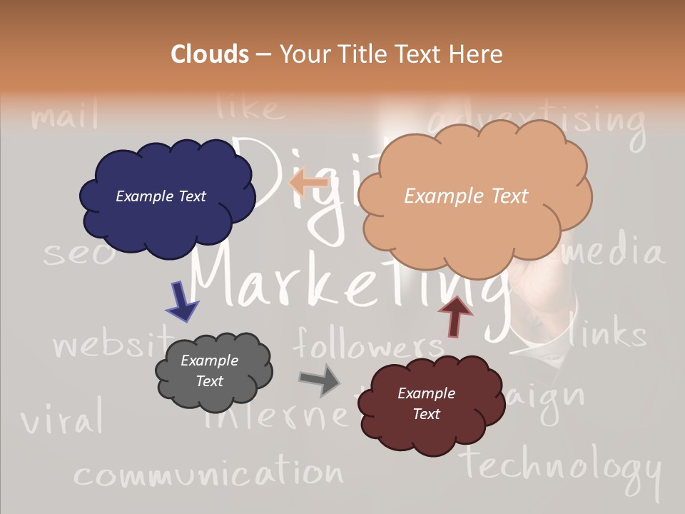 Seo Pen Communicate PowerPoint Template