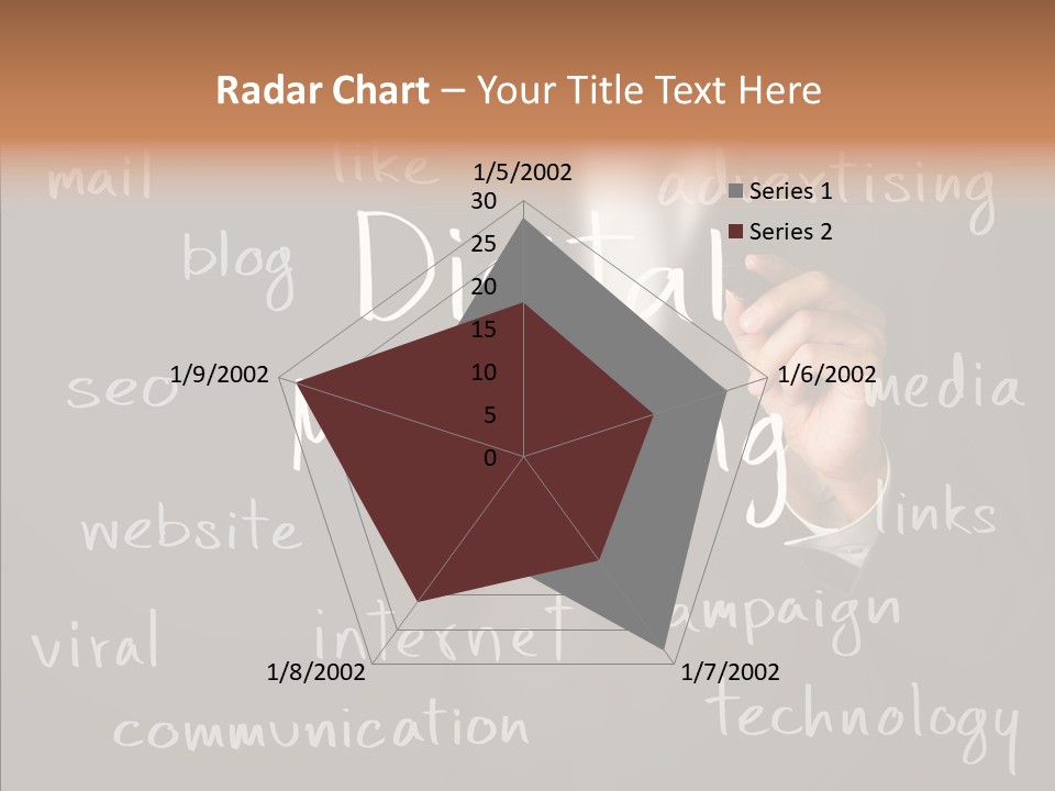 Seo Pen Communicate PowerPoint Template