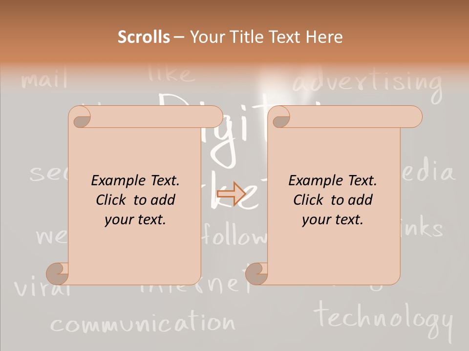 Seo Pen Communicate PowerPoint Template